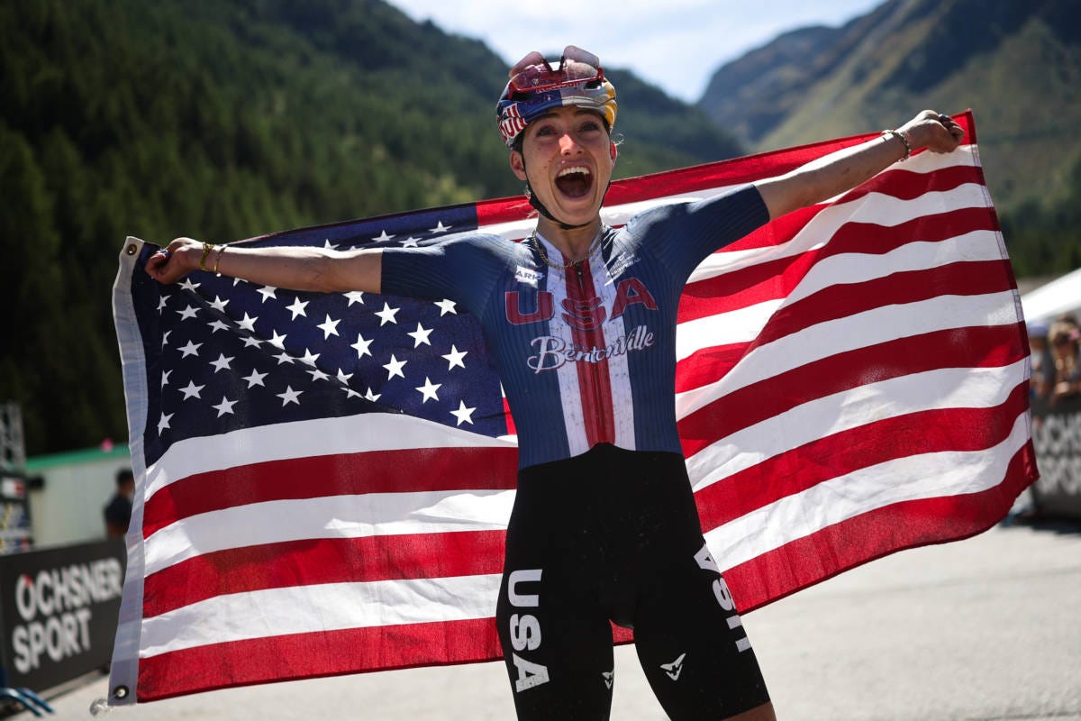 Kate Courtney. Imagen: UCI