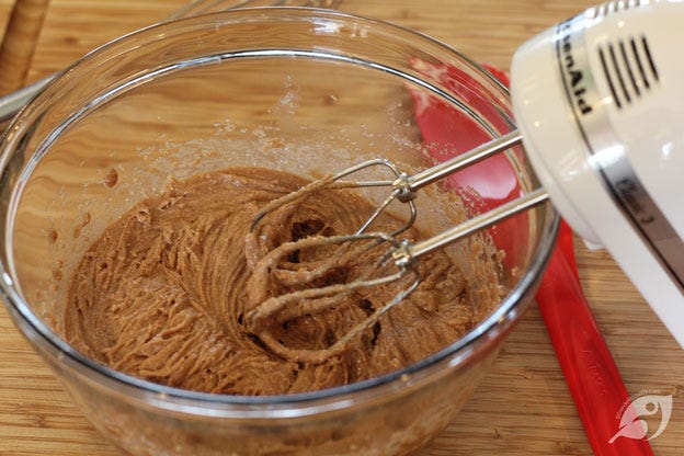 Beat until the batter is smooth. Beat until the batter is smooth.