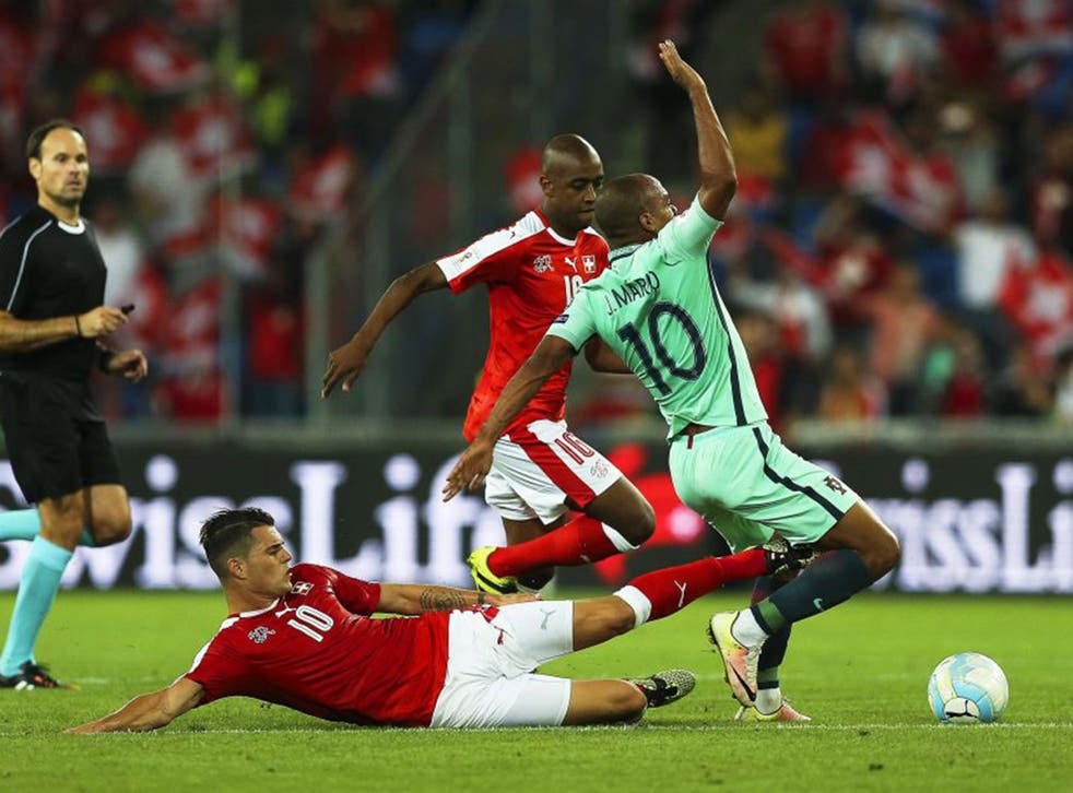 Arsenal news: Granit Xhaka sent-off for sixth time in 78 matches as Switzerland beat Euro 2016 champions Portugal | The Independent | The Independent Arsenal news: Granit Xhaka sent-off for sixth time in 78 matches as Switzerland beat Euro 2016 champions Portugal | The Independent | The Independent