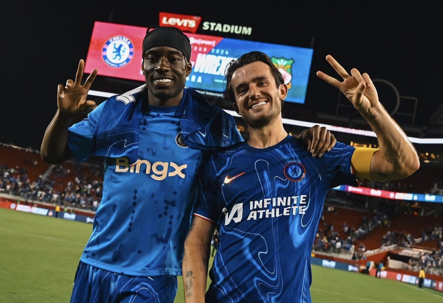 Noni Madueke can't get in Chelsea's second despite strong preseason