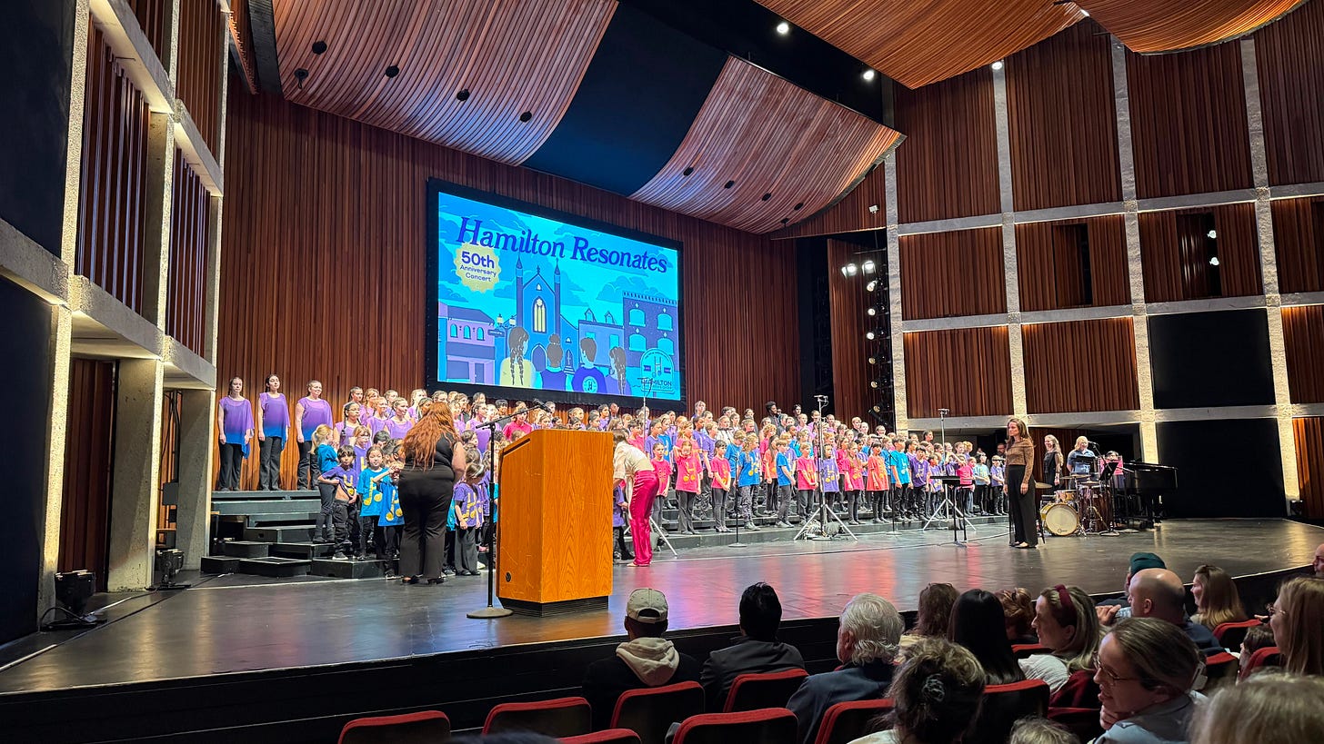 Hamilton Resonates - the 50th Anniversary celebration of the Hamilton Children’s Choir on April 26, 2025