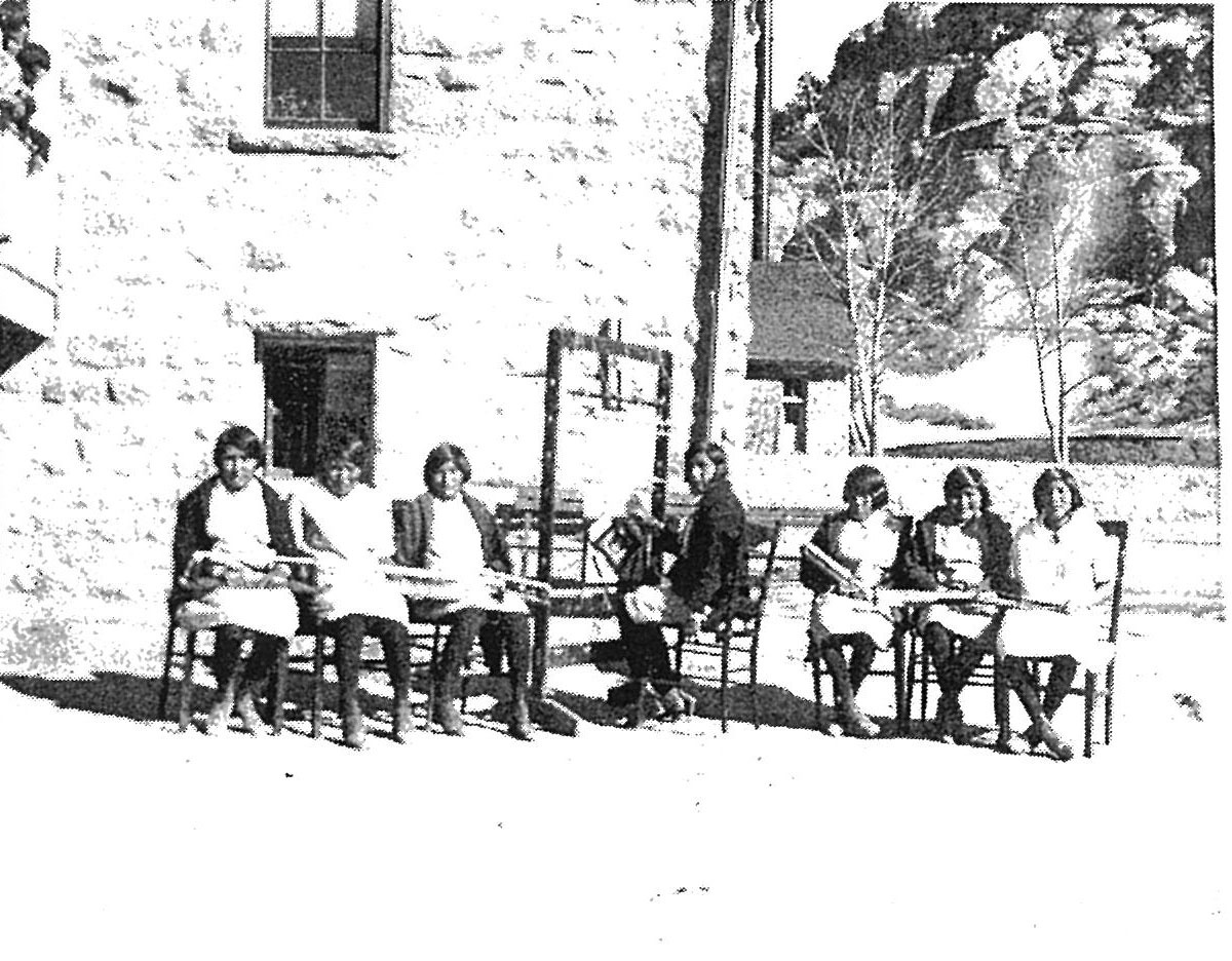 Hopi people at St. Joseph Mission.