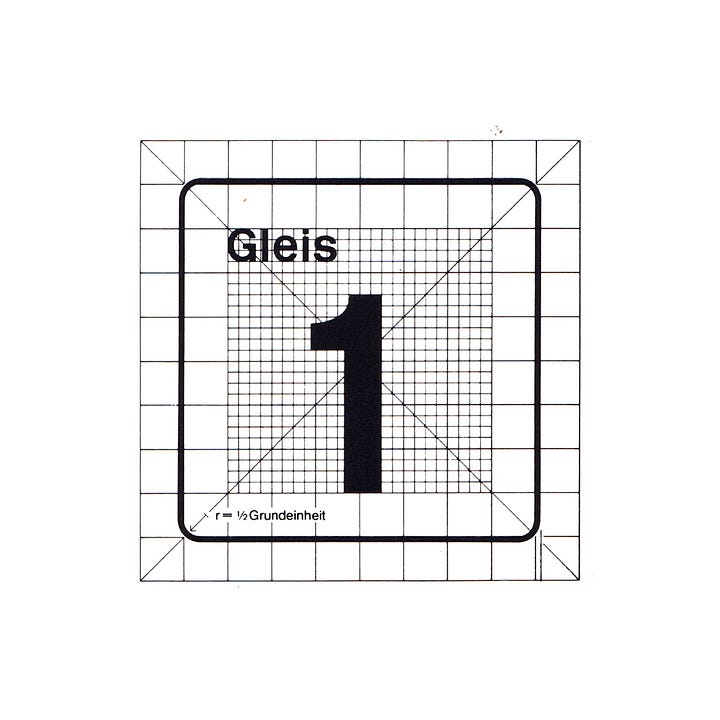 Swiss Federal Railways logo and wayfinding