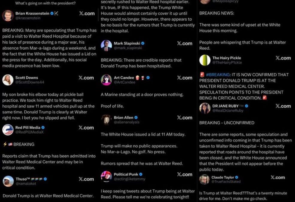 Idiot Influencers Spread Lie About Trump on Eve of Iran Rescue
