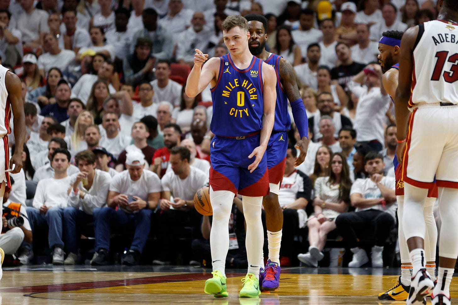 Christian Braun representing Kansas basketball strongly in NBA Finals