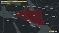 Middle East airspace operational picture during Iran conflict