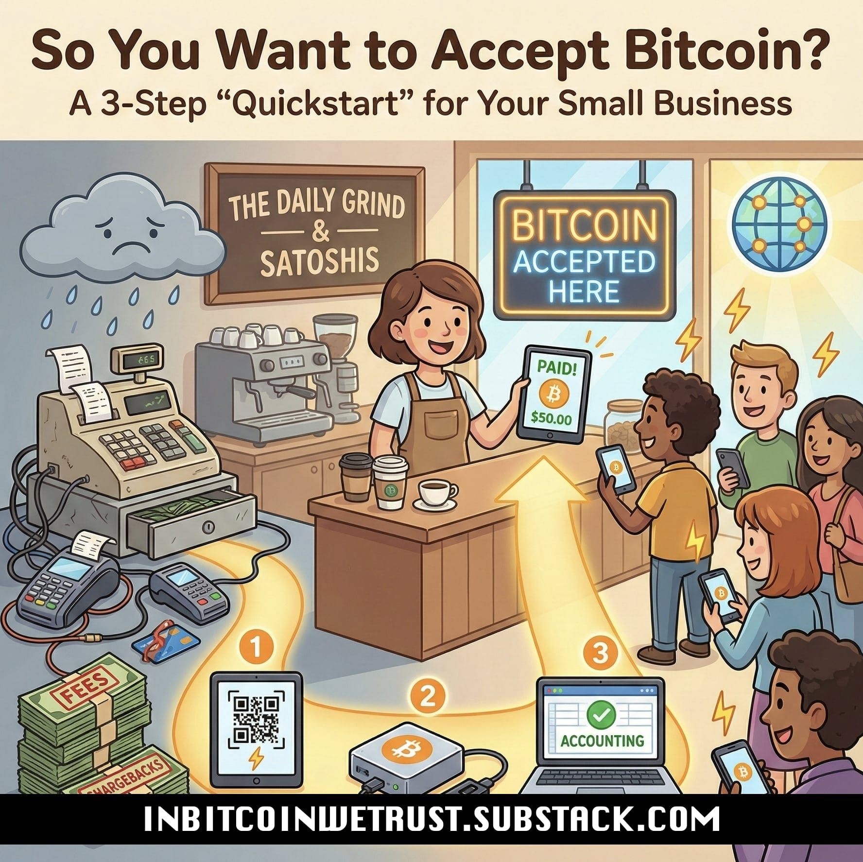 So You Want to Accept Bitcoin? A 3-Step 