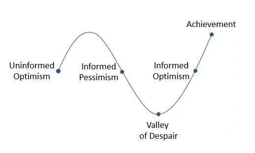 5 stages every entrepreneur goes through when they are trying to pick their  next business: | Ben David