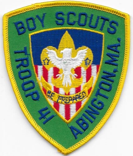 Abington Massachusetts Mayflower Council Troop 41 Boy Scouts of America BSA