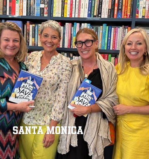 Lian Dolan on book tour with Abigail and Alexa Save the Wedding 