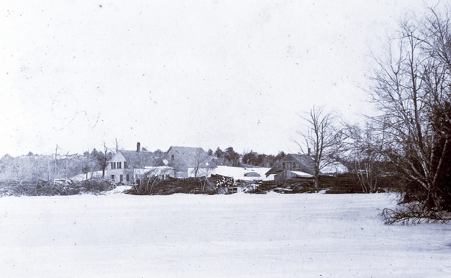 Sawmill on Balch Pond