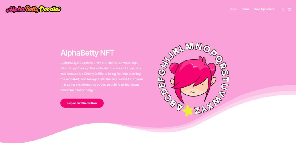 AlphaBetty Doodles a derivative NFT