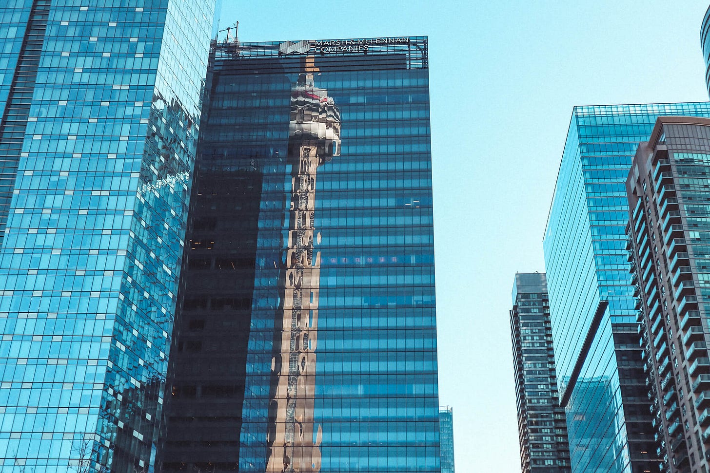 Reflection of the CN Tower