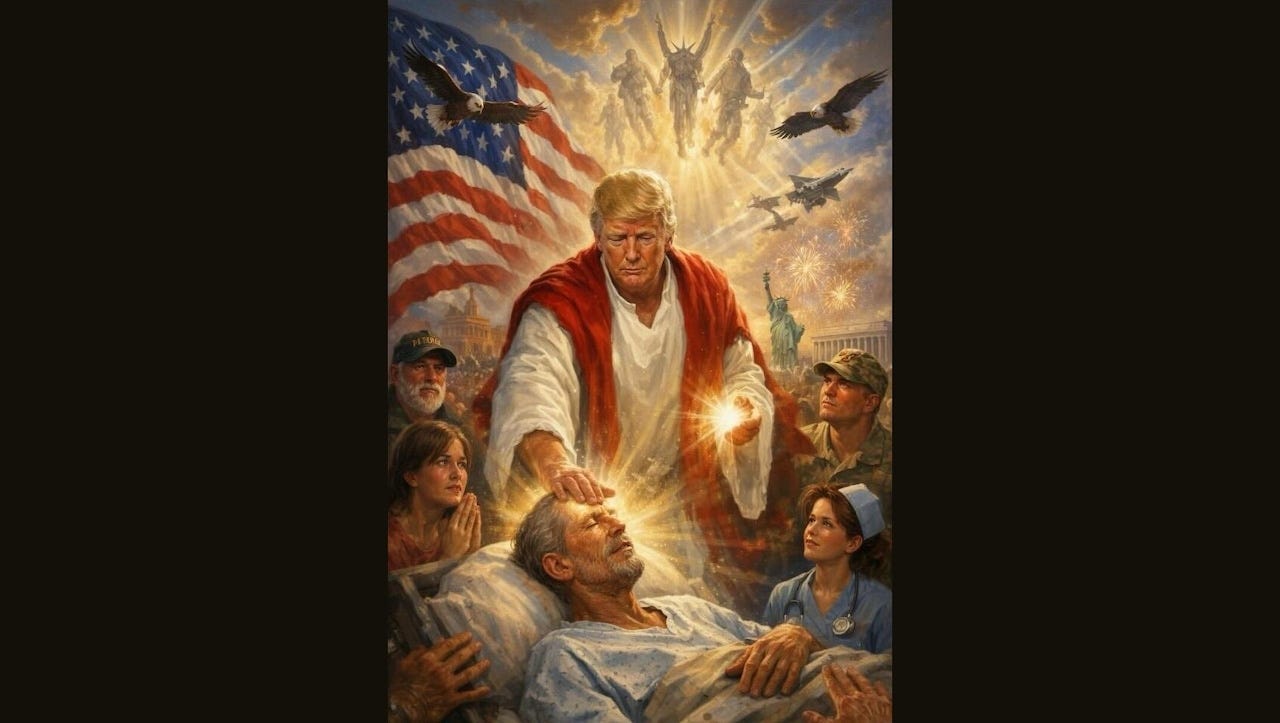Trump as Jesus Trump as Jesus