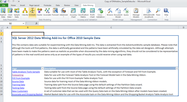 data mining excel add in sample data data mining excel add in sample data