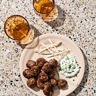 Lamb Meatballs with Yogurt Sauce