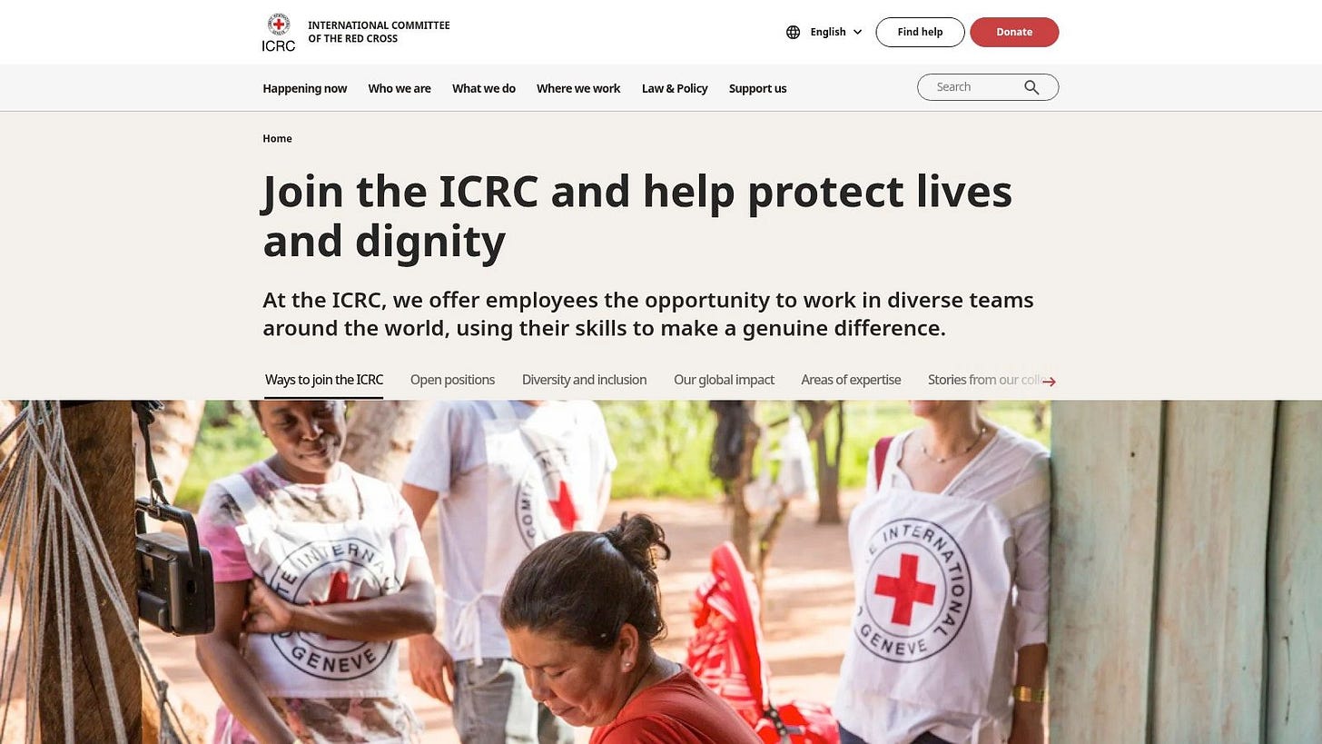 ICRC Careers (International Committee of the Red Cross)