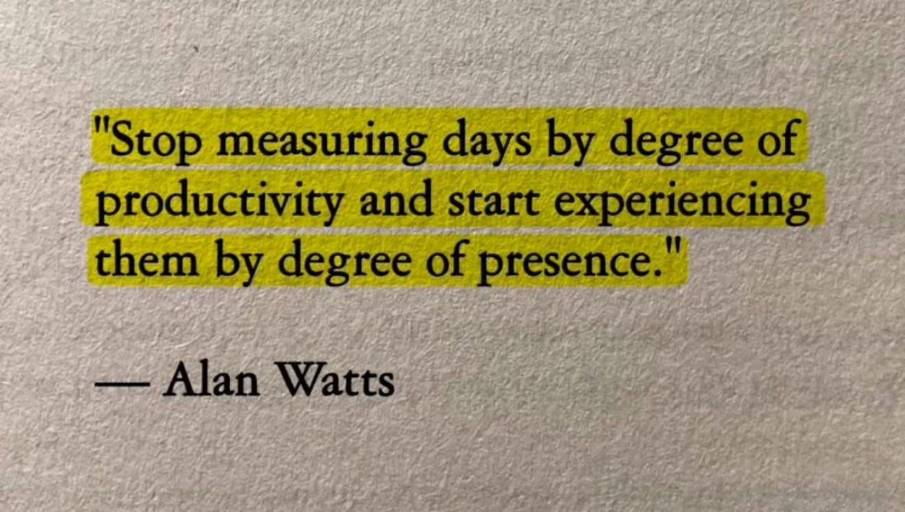 If you can do this, you'll know peace. : r/AlanWatts