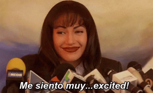 Selena Excited GIF - Selena Excited Muy - Discover & Share GIFs