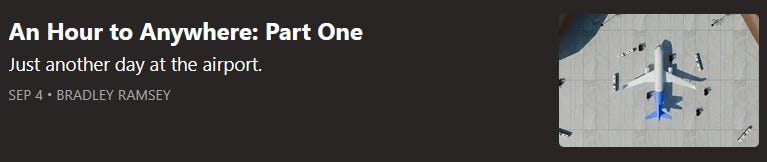 An Hour to Anywhere: Part One