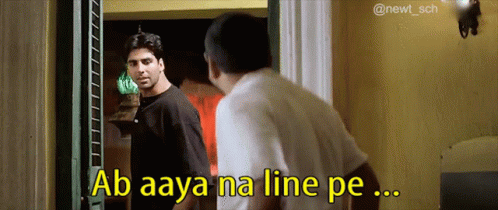 Hera Pheri Raju GIF - Hera Pheri Raju Ab Aaya Na Line Pe - Discover & Share  GIFs