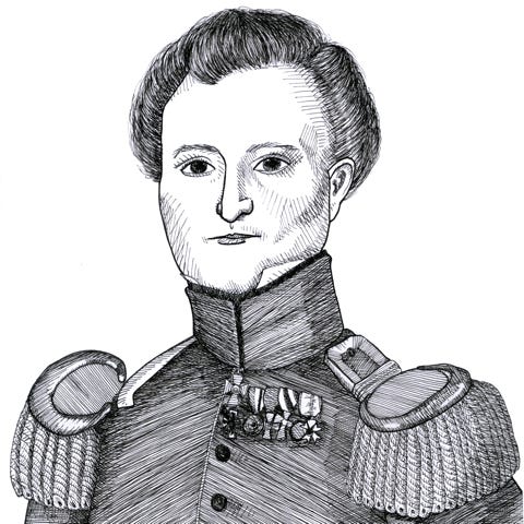 Portrait of Carl von Clausewitz - Image 1 of 9 Portrait of Carl von Clausewitz - Image 1 of 9