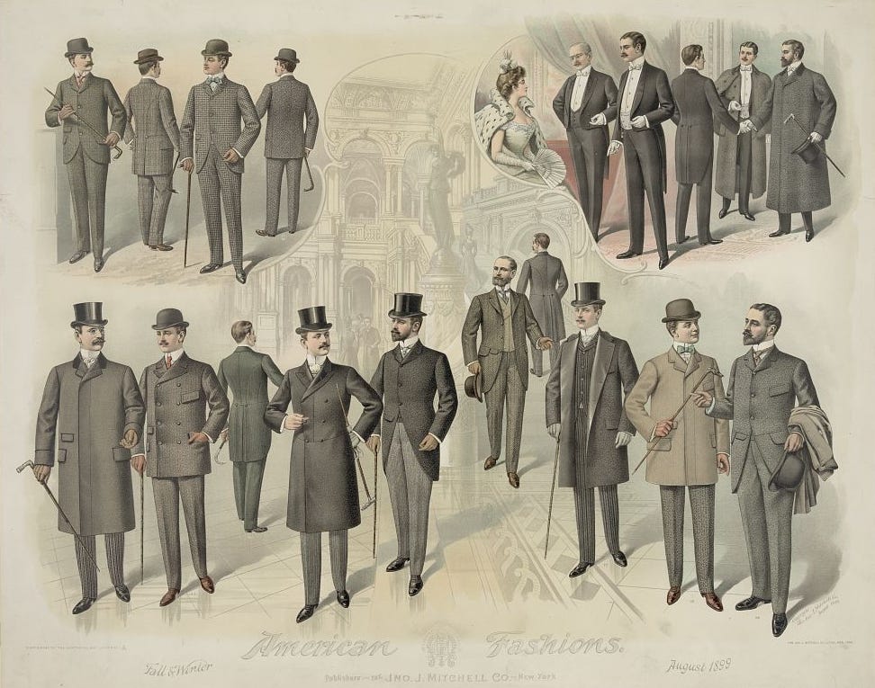 men's suits 1899