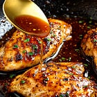 The Juiciest Oven-Baked Chicken Breast + Crisp Cucumber Salad Recipe!