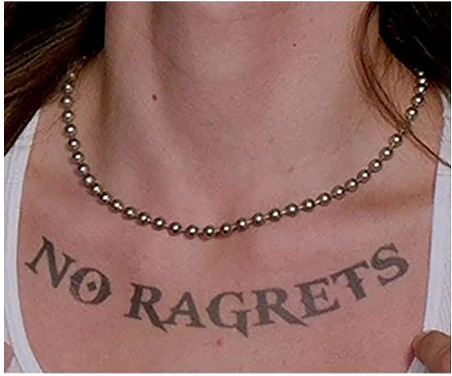 Mark Carney's chest tattoo (suspected). Mark Carney's chest tattoo (suspected).