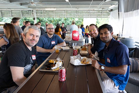 Getting together at GatherGVL, Vonage Happy Hour @ New Realm and winding down at Fire Forge