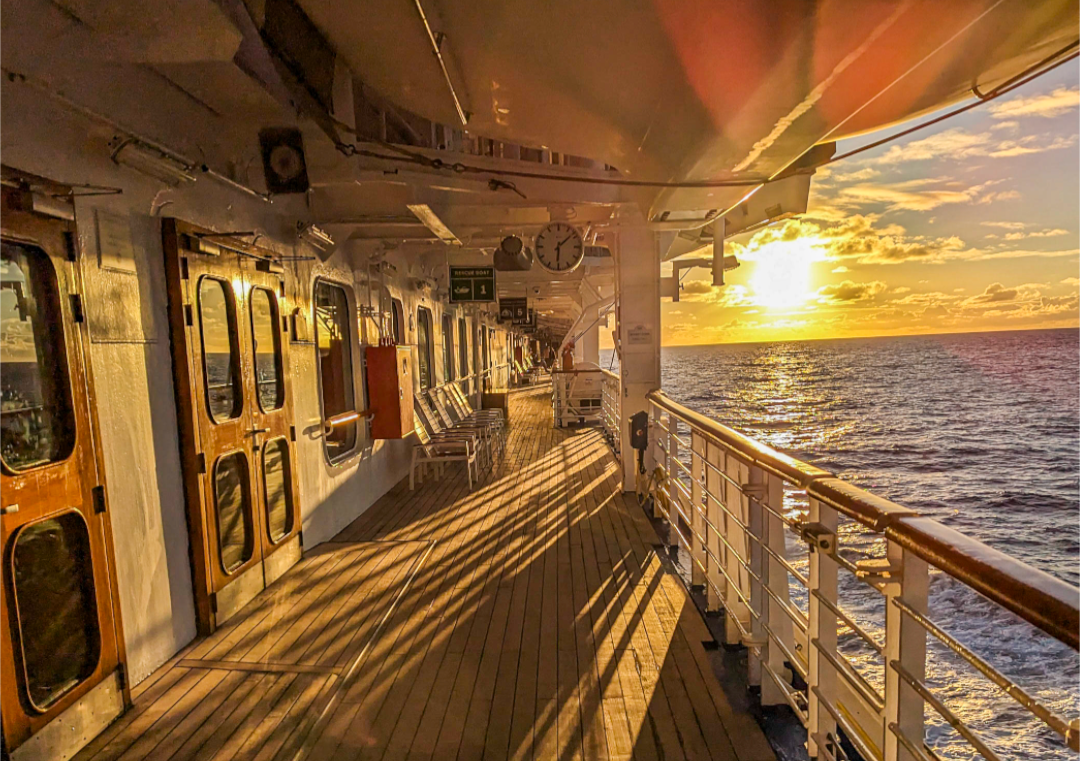 Cruising the Pacific