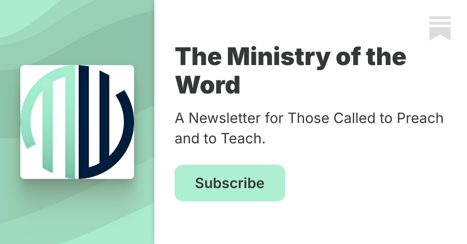 The Ministry of the Word | Jide Lawal | Substack