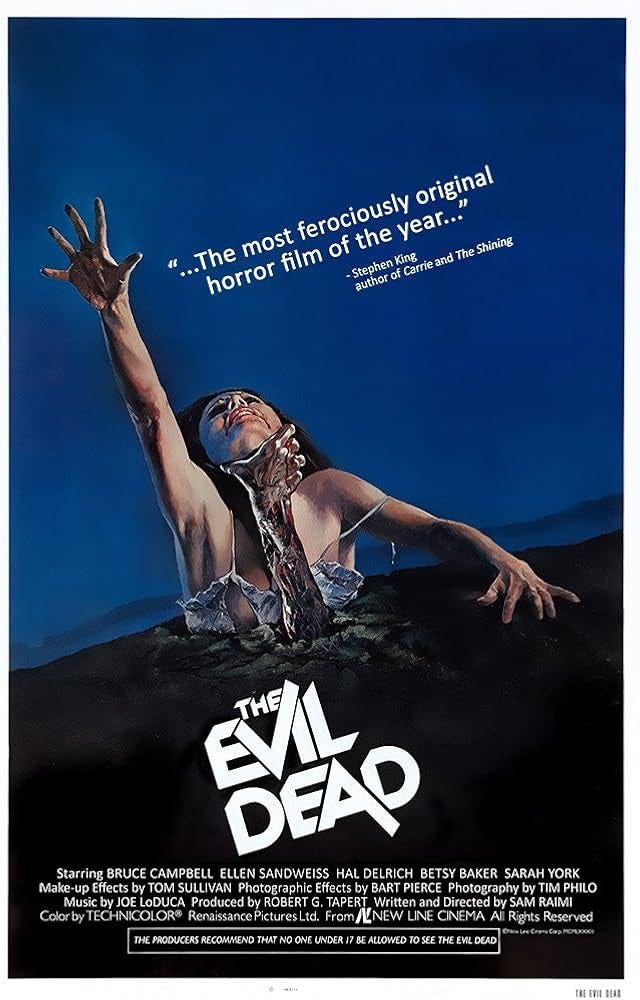 The Evil Dead - (24" X 36") Movie Poster : Amazon.co.uk: Home & Kitchen