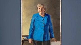 Portrait der Altkanzlerin Angela Merkel Portrait der Altkanzlerin Angela Merkel