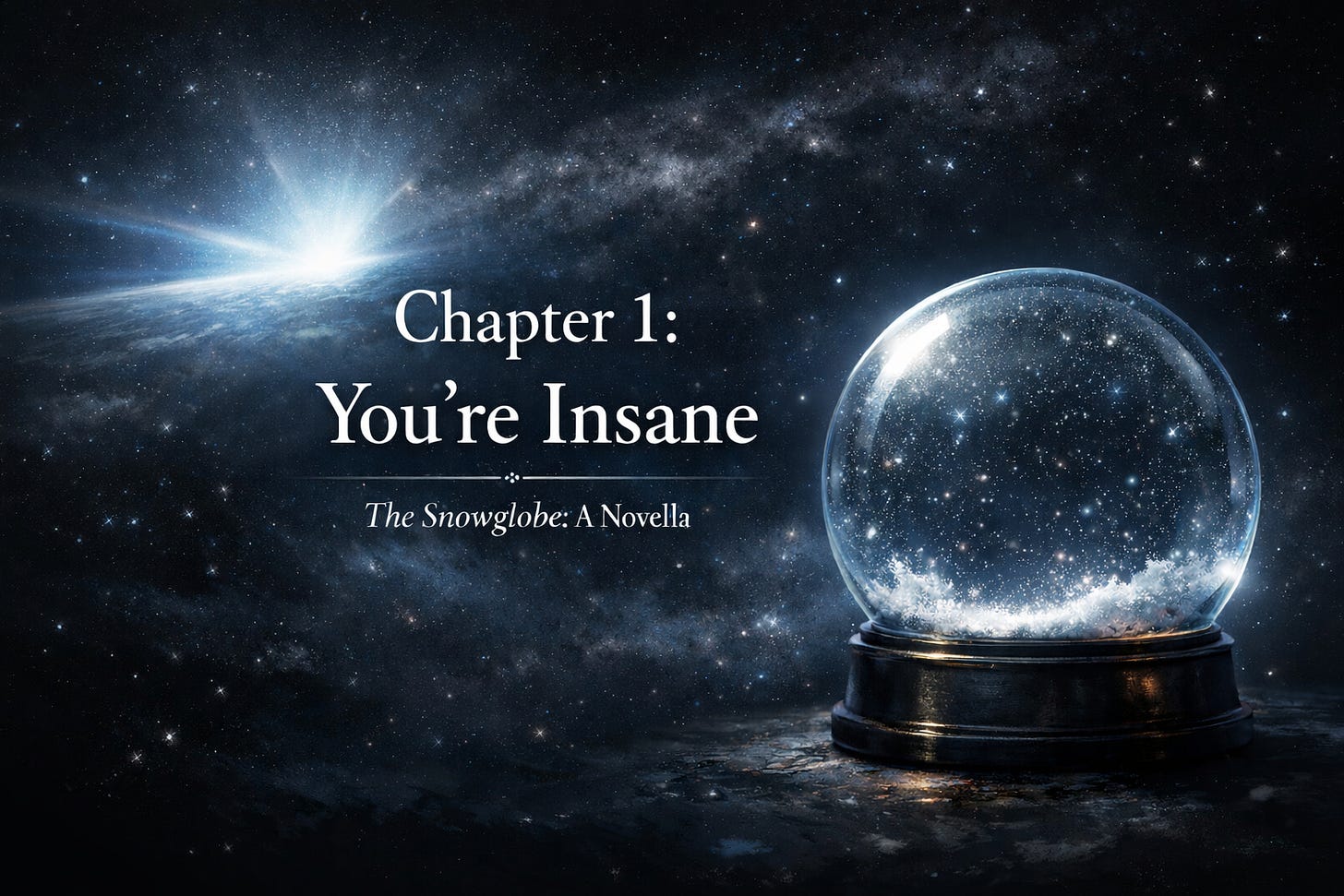 The Snowglobe: Chapter 1: You're Insane The Snowglobe: Chapter 1: You're Insane