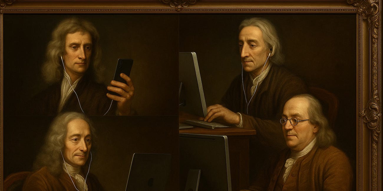 Substack is like the Royal Society of the 21st Century for The New Enlightenment 