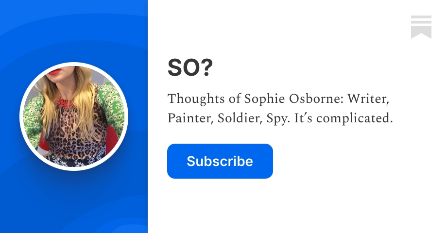 SO? | Sophie | Substack