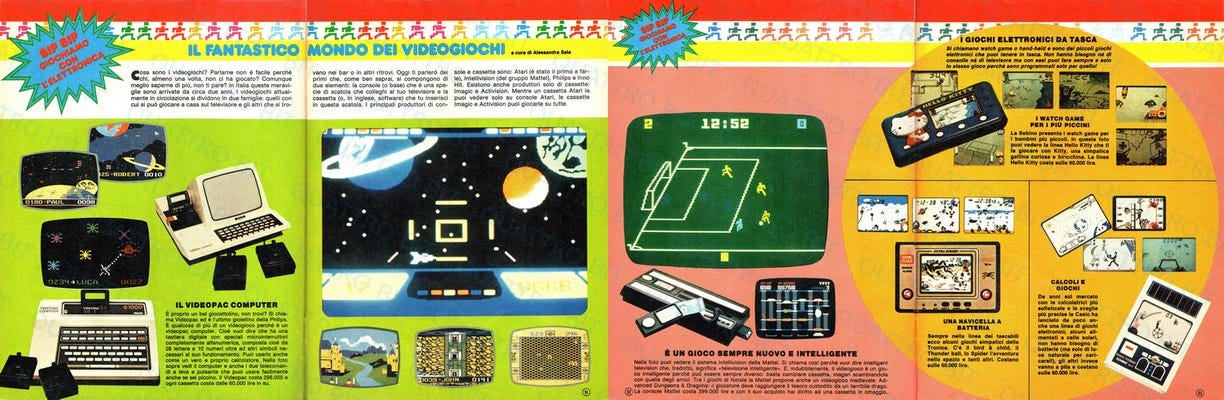 la prima parte dell'articolo sul Corrierino, miniature non leggibili