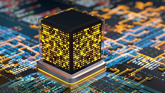 Quantum Computer Cpu And Computer Chip Concept Central Computer Processor  Stock Photo - Download Image Now - iStock