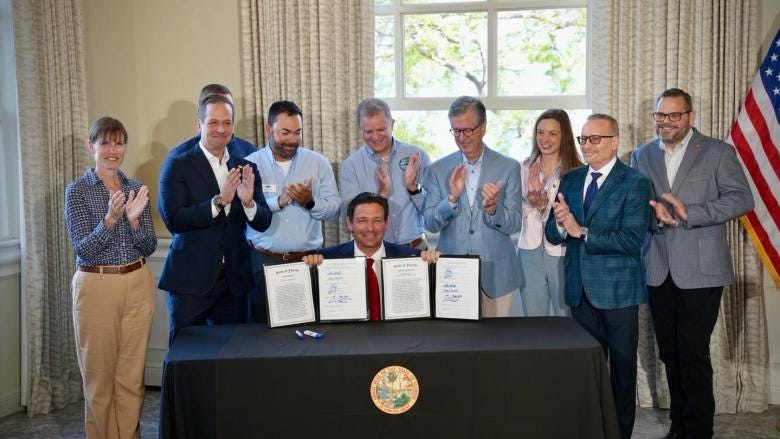 DeSantis 2026 Bill Signing Eliminates Environmental Regulation Commission