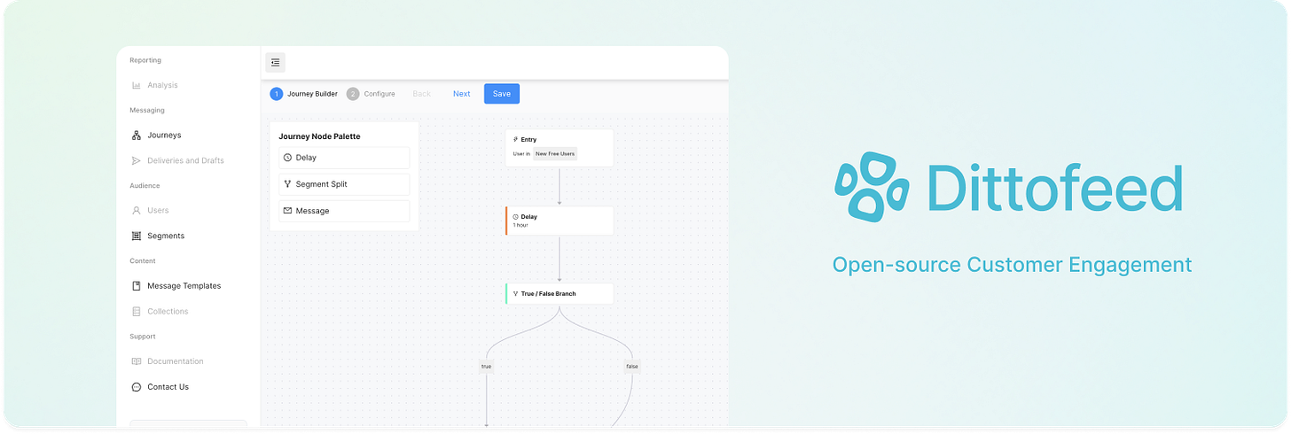 Dittofeed Admin Panel Banner