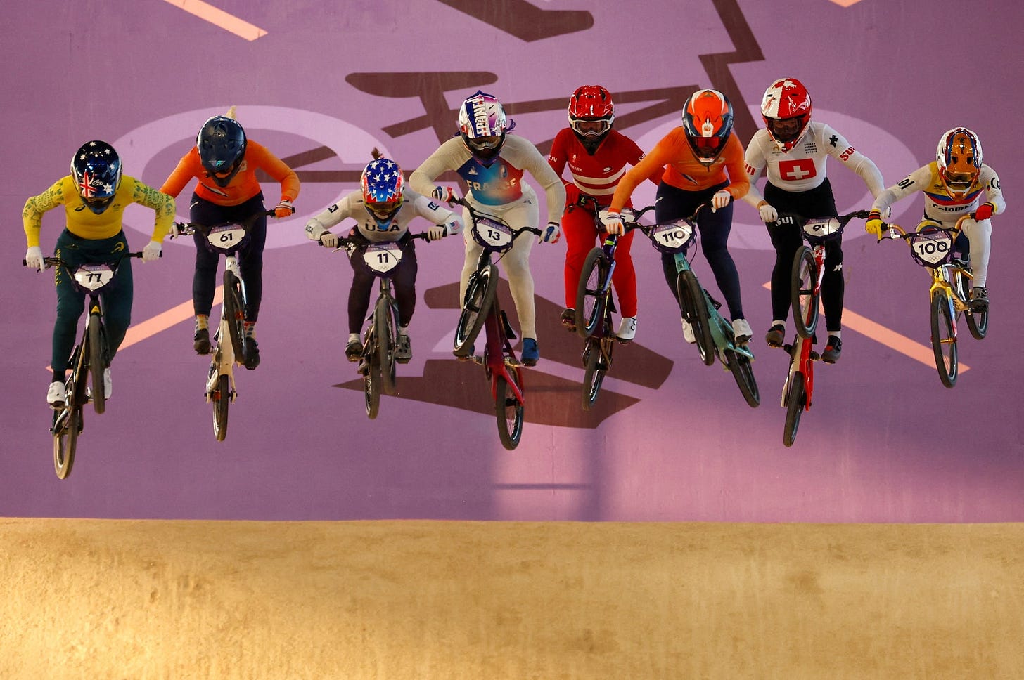 BMX Racing - Women, Semifinals Run 1