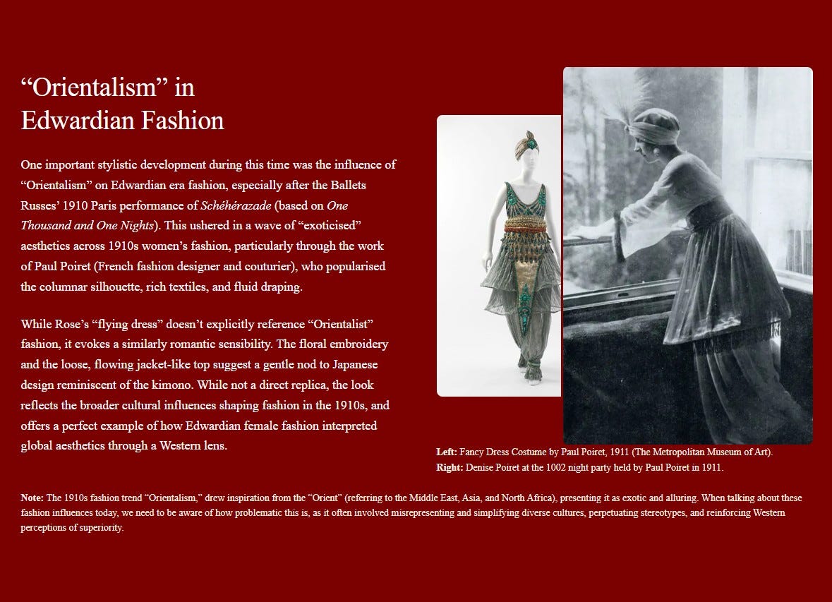 Edwardian Fashion: Rose's Titanic Wardrobe Edwardian Fashion: Rose's Titanic Wardrobe