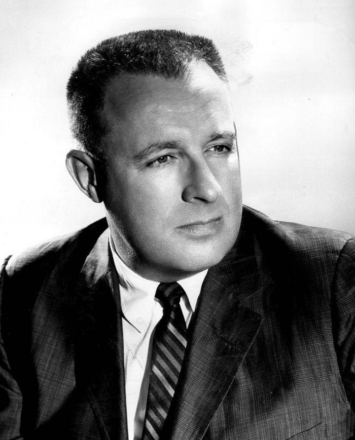 An image of the character Brad Raybury, and an image of the writer Ray Bradbury