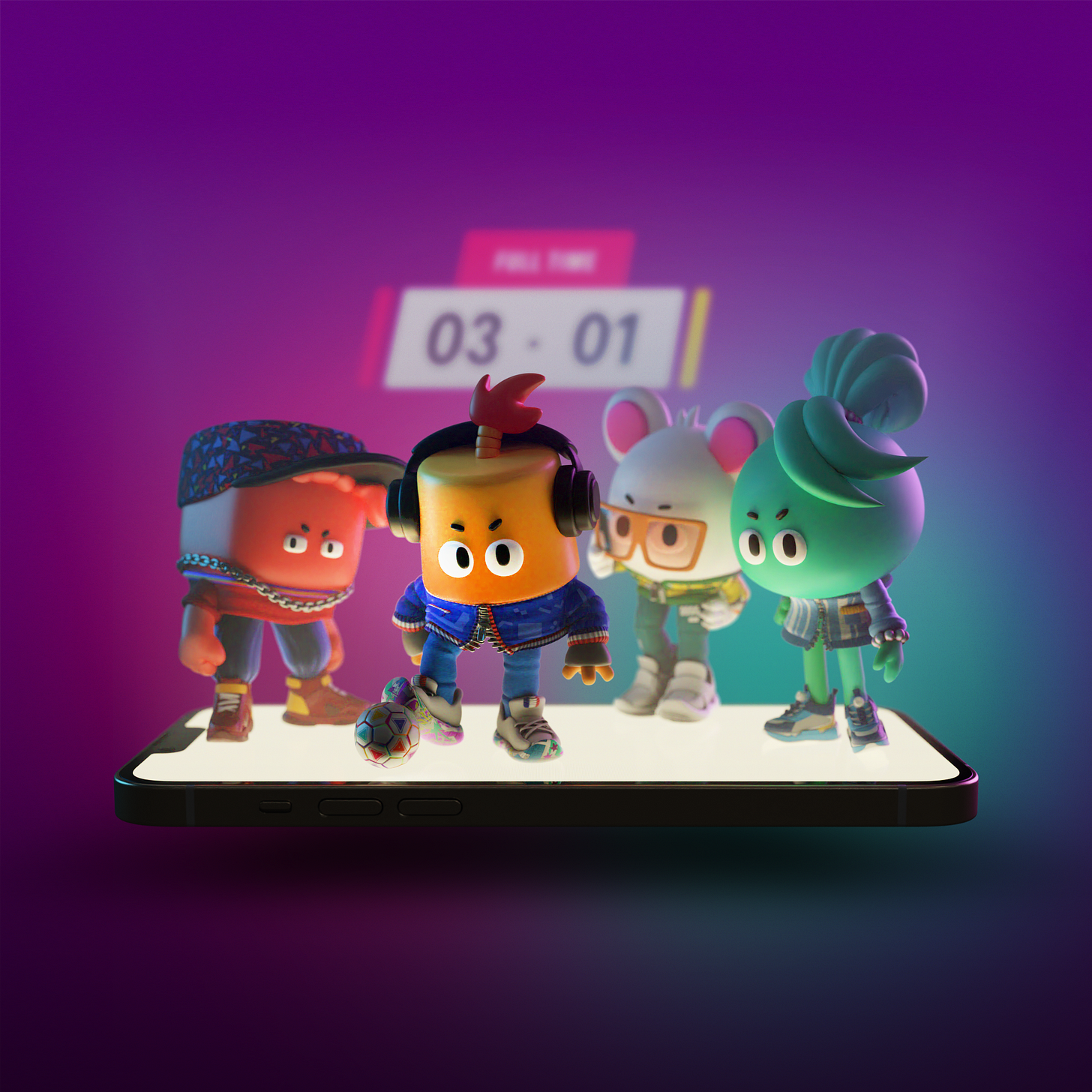 Create your collectible street football team