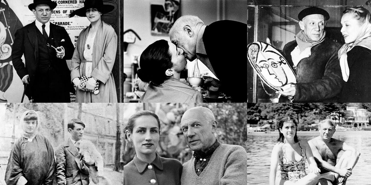 6 women, 1 monster: Picasso