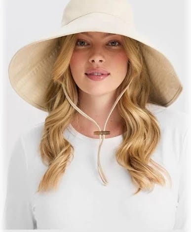Ultimate Wide Brim Sun Hat UPF 50+ | Women's Sun Hat | Solbari Australia Beige