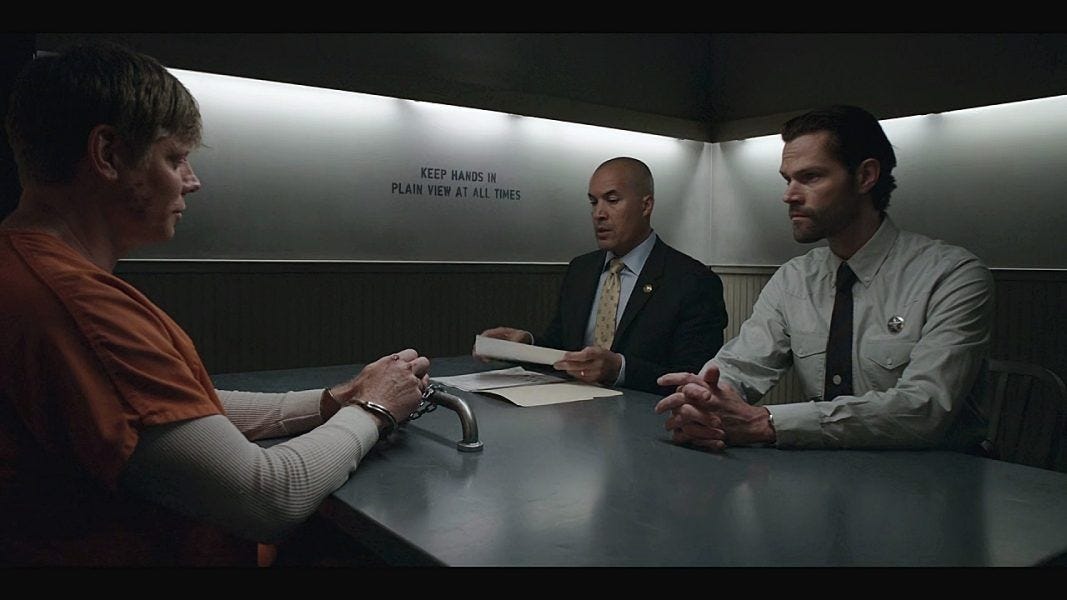 Walker The Jackal talking creepy to Cordell and James 4.12. Walker The Jackal talking creepy to Cordell and James 4.12.