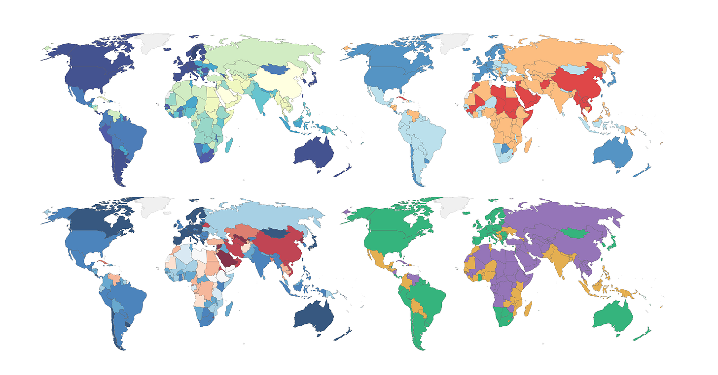 Democracy index, 2024