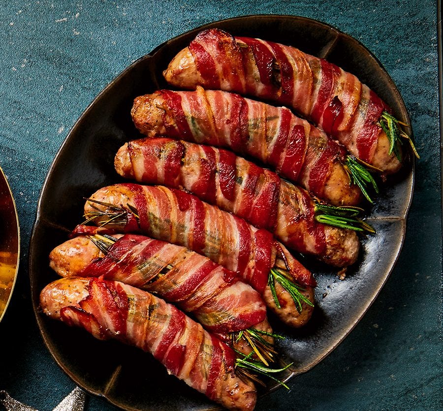 Jumbo pigs in blankets